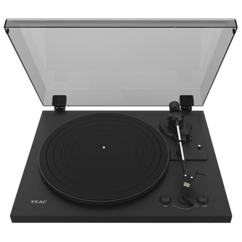 TEAC TN-175 AUTOMATINIS PATEFONAS PLOKŠTELIŲ GROTUVAS SU ATJUNGIAMU FONOKOREKTORIUM AUKŠTOS KOKYBĖS KARTRIDŽAS AUDIO-TECHNICA AT3600L, 2 GALIMI GREIČIAI: 33/45 APS/MIN. 