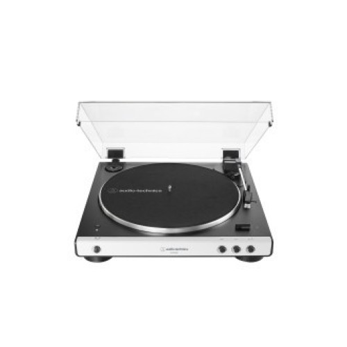 AUDIO-TECHNICA AT-LP60XBT AUTOMATINIS BELAIDIS PLOKŠTELIŲ GROTUVAS DC SERVO-CONTROLED MOTORAS GREČIAI 33-1/3 RPM, 45 RPM 