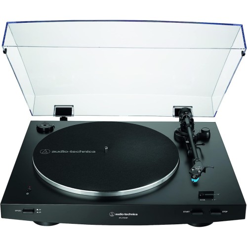 AUDIO-TECHNICA AT-LP3XBT PLOKŠTELIŲ GROTUVAS / PATEFONAS PILNAI AUTOMATINIS SU FONOKOREKTORIUM IR BLUETOOH 