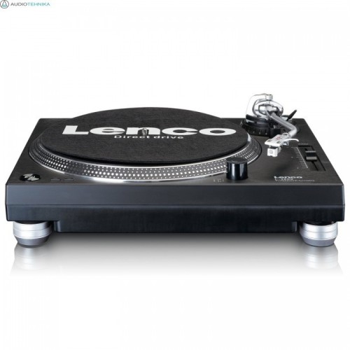 LENCO L-3809 – PUSIAU AUTOMATINIS, TIESIOGINĖS PAVAROS VINILO GROTUVAS/PATEFONAS SU USB IŠVESTIMI, PAVAROS TIPAS: TIESIOGINĖ PAVARA.  KARTRIDŽAS: PRIDEDAMAS MM TIPO KARTRIDŽAS.