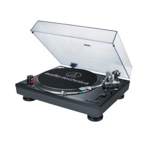 AUDIO-TECHNICA AT-LP120XUSB PATEFONAS   PROFESIONALUS DIRECT-DRIVE PLOKŠTELIŲ GROTUVAS 3 GREIČIAI 33-1/3 RPM, 45 RPM, 78 RPM DC MOTORAS INTEGRUOTAS FONOKOREKTORIUS 