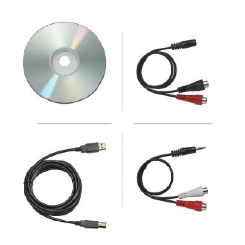 AUDIO-TECHNICA AT-LP120XUSB PATEFONAS   PROFESIONALUS DIRECT-DRIVE PLOKŠTELIŲ GROTUVAS 3 GREIČIAI 33-1/3 RPM, 45 RPM, 78 RPM DC MOTORAS INTEGRUOTAS FONOKOREKTORIUS 