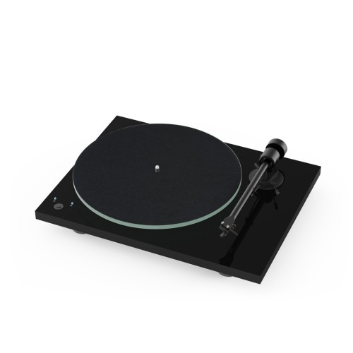 PRO-JECT T1 PHONO SB PATEFONAS PLOKŠTELIŲ GROTUVAS SU FONOKOREKTORIUMI IR DIRŽINĖ PAVARA, GREITIS: 33-45 APS/MIN, ELEKTRINIS GREIČIO KEITIKLIS 
