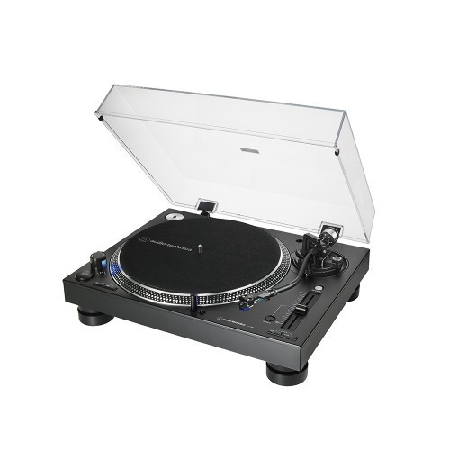AUDIO-TECHNICA AT-LP140XP PROFESIONALUS DIRECT DRIVE PATEFONAS 3 GALIMI GREIČIAI 33-1/3, 45, 78 APS/MIN. 