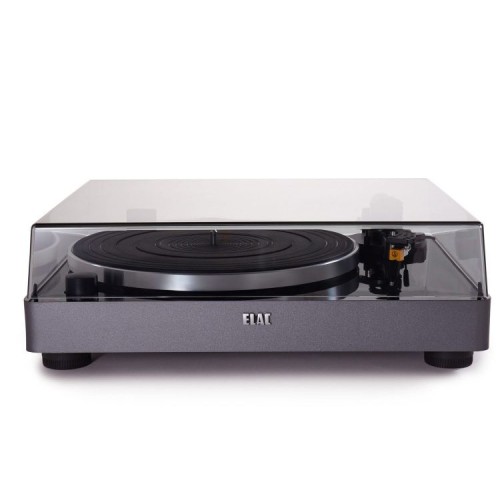 ELAC MIRACORD 50 PLOKŠTELIŲ GROTUVAS DC MOTORAS SU DIRŽELIU GREITIS 33⅓ IR 45 APS/MIN AUDIO-TECHNICA AT91 KARTRIDŽO MAGNETAS 