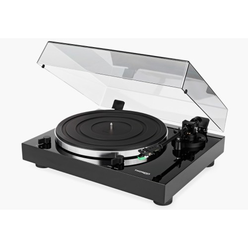 ​​THORENS TD 202 - AUKŠTOS KOKYBĖS ANALOGINIS PATEFONAS. PAVAROS TIPAS: DIRŽINĖ PAVARA SU ELEKTRONINIU GREIČIO VALDYMU,  GREIČIAI: 33 1/3 IR 45 APS./MIN. 