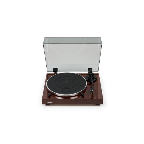 ​​THORENS TD 202 - AUKŠTOS KOKYBĖS ANALOGINIS PATEFONAS. PAVAROS TIPAS: DIRŽINĖ PAVARA SU ELEKTRONINIU GREIČIO VALDYMU,  GREIČIAI: 33 1/3 IR 45 APS./MIN. 