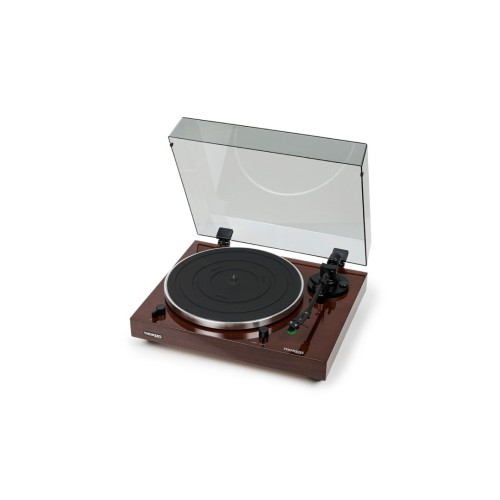 ​​THORENS TD 202 - AUKŠTOS KOKYBĖS ANALOGINIS PATEFONAS. PAVAROS TIPAS: DIRŽINĖ PAVARA SU ELEKTRONINIU GREIČIO VALDYMU,  GREIČIAI: 33 1/3 IR 45 APS./MIN. 