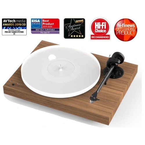 PRO-JECT X1 B PATEFONAS SU PICK-IT S2 MM KARTRIDŽU GALIMI GREIČIAI 33, 45, 78 APS/MIN SU ELEKTRONINIU GREIČIO KEITIKLIU, DIRŽINĖ PAVARA 