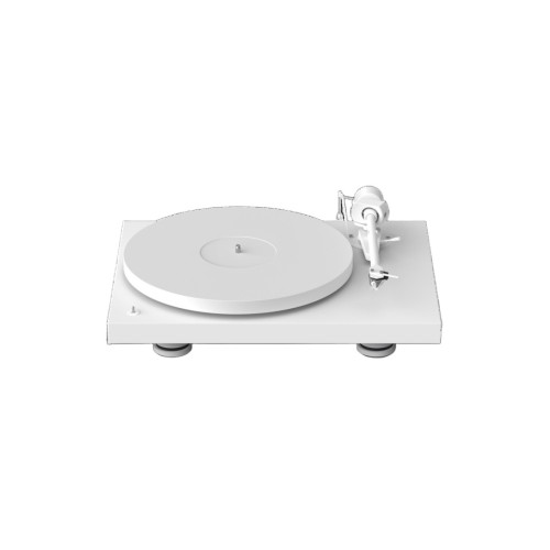PRO-JECT DEBUT PRO B WHITE EDITION – AUKŠTOS KLASĖS VINILO GROTUVAS/PATEFONAS. PAVARA: DIRŽINĖ (BELT-DRIVE). PLOKŠTELĖS GREIČIAI: 33 1/3, 45 IR 78 APS./MIN. 