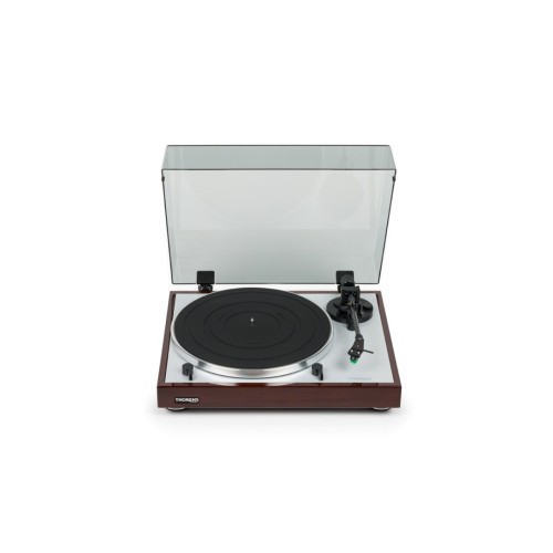 THORENS TD 402 DD PATEFONAS DIRECT DRIVE PAVARA, INTEGRUOTAS MM PHONO PRADINIS STIPRINTUVAS, GALIMI GREIČIAI: 33-1/3, 45 APS/MIN. 