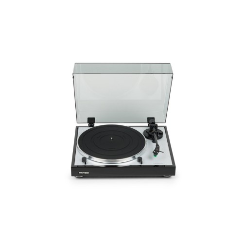 THORENS TD 402 DD PATEFONAS DIRECT DRIVE PAVARA, INTEGRUOTAS MM PHONO PRADINIS STIPRINTUVAS, GALIMI GREIČIAI: 33-1/3, 45 APS/MIN. 
