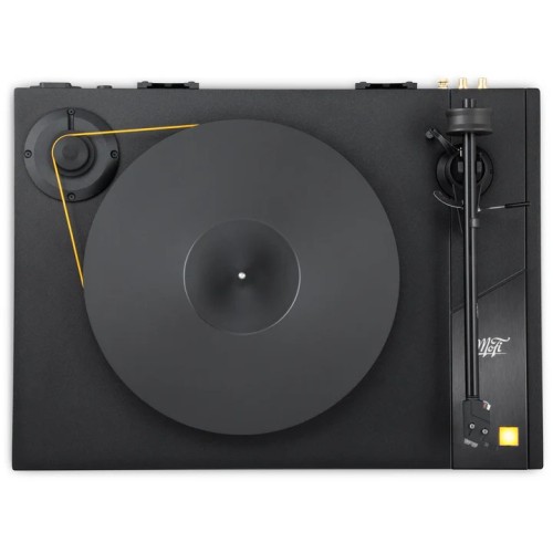 MOFI ELECTRONICS STUDIODECK – AUKŠTOS KOKYBĖS PATEFONAS. PLOKŠTELĖS GREIČIAI: 33 1/3 IR 45 RPM (RANKINIU BŪDU KEIČIAMI).  PAVARA: DIRŽINĖ (BELT-DRIVE). 