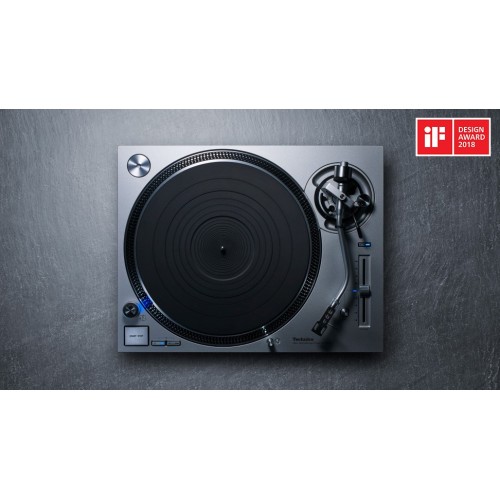 TECHNICS SL-1200GR DIRECT DRIVE PATEFONAS GREITIS 33-1/3, 45 IR 78 R/MIN, DREBĖJIMAS 78 DB (IEC 98A) 