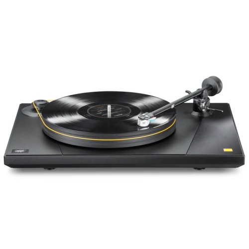 MOFI ELECTRONICS ULTRADECK – AUKŠTOS KOKYBĖS PATEFONAS. PLOKŠTELĖS GREIČIAI: 33 1/3 IR 45 RPM (RANKINIU BŪDU KEIČIAMI).  PAVARA: DIRŽINĖ (BELT-DRIVE). 