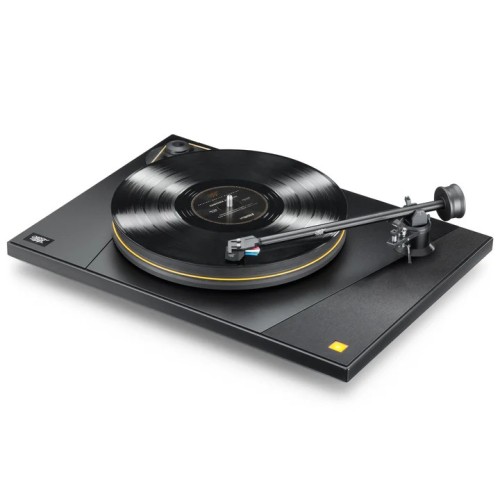 MOFI ELECTRONICS ULTRADECK – AUKŠTOS KOKYBĖS PATEFONAS. PLOKŠTELĖS GREIČIAI: 33 1/3 IR 45 RPM (RANKINIU BŪDU KEIČIAMI).  PAVARA: DIRŽINĖ (BELT-DRIVE). 