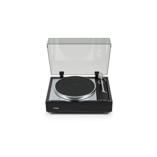 ​THORENS TD 1600 - AUKŠTOS KOKYBĖS ANALOGINIS PATEFONAS. PAVAROS TIPAS: DIRŽINĖ PAVARA SU ELEKTRONINIU VALDYMU IR STABILIZUOTU AC SINCHRONINIU VARIKLIU. GREIČIAI: 33 1/3 IR 45 APS./MIN., ELEKTRONINIS PASIRINKIMAS. 