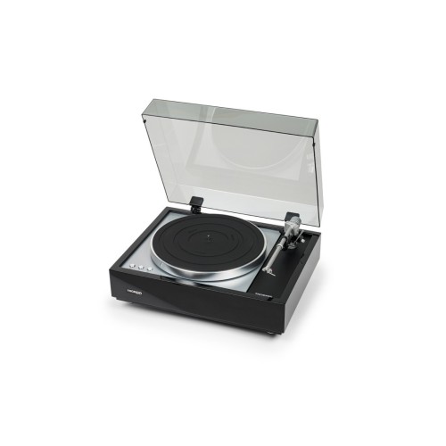 ​THORENS TD 1600 - AUKŠTOS KOKYBĖS ANALOGINIS PATEFONAS. PAVAROS TIPAS: DIRŽINĖ PAVARA SU ELEKTRONINIU VALDYMU IR STABILIZUOTU AC SINCHRONINIU VARIKLIU. GREIČIAI: 33 1/3 IR 45 APS./MIN., ELEKTRONINIS PASIRINKIMAS. 