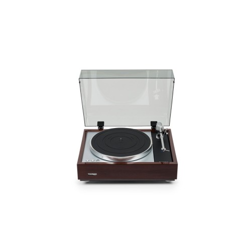 ​THORENS TD 1600 - AUKŠTOS KOKYBĖS ANALOGINIS PATEFONAS. PAVAROS TIPAS: DIRŽINĖ PAVARA SU ELEKTRONINIU VALDYMU IR STABILIZUOTU AC SINCHRONINIU VARIKLIU. GREIČIAI: 33 1/3 IR 45 APS./MIN., ELEKTRONINIS PASIRINKIMAS. 