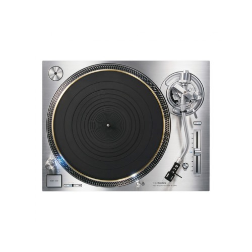 TECHNICS SL-1200GEG-S DIRECT DRIVE ANALOGINIS PATEFONAS GREITIS 33-1/3, 45 IR 78 R/MIN, TRAUKA PALEIDŽIANT 3.3 KG-CM, REGULIUOJAMAS DAŽNIS ±8 %, ±16 % 