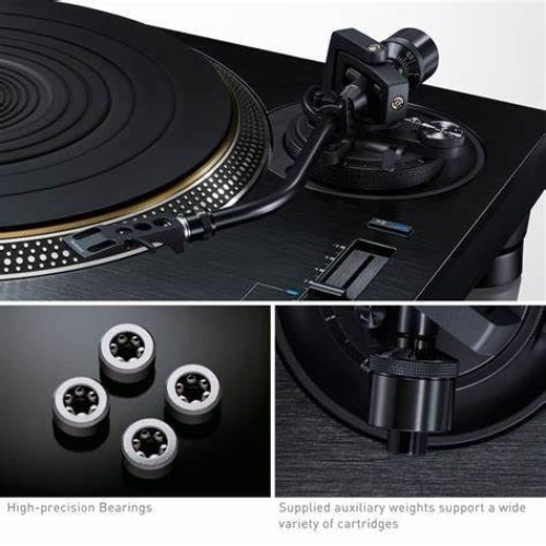 TECHNICS SL-1210G - AUKŠTOS KLASĖS TIESIOGINĖS PAVAROS PATEFONAS, SUKIMOSI GREIČIAI: 33 1/3, 45 IR 78 APS./MIN.  GREITAVEIKOS REGULIAVIMAS: ±8 % IR ±16 %.  
