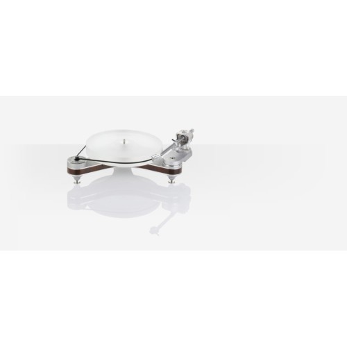 CLEARAUDIO INNOVATION BASIC – AUKŠTOS KLASĖS PATEFONAS SU KERAMINIU MAGNETINIU GUOLIU (CMB) IR 38 MM POM PLOKŠTELE. PAVARA: DIRŽINĖ PAVARA SU OPTINE GREIČIO KONTROLE (OSC). 