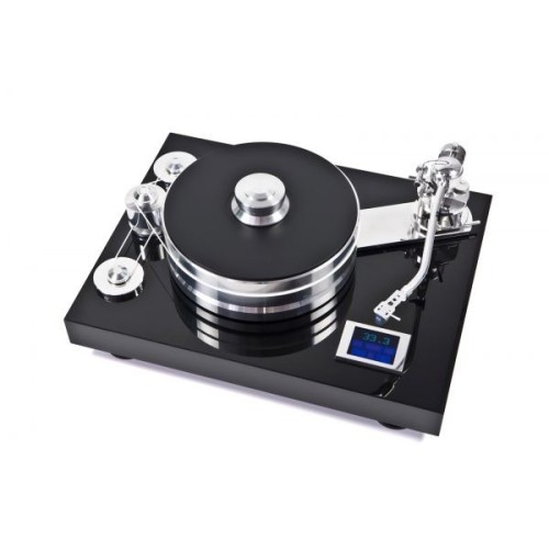 PRO-JECT SIGNATURE 12 PATEFONAS GALIMI GREIČIO VARIANTAI 33, 45 APS/MIN SU ELEKTRONINIU GREIČIŲ KEITIKLIU, GALIOS SUVARTOJIMAS 16 V 