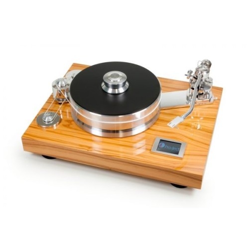 PRO-JECT SIGNATURE 12 PATEFONAS GALIMI GREIČIO VARIANTAI 33, 45 APS/MIN SU ELEKTRONINIU GREIČIŲ KEITIKLIU, GALIOS SUVARTOJIMAS 16 V 