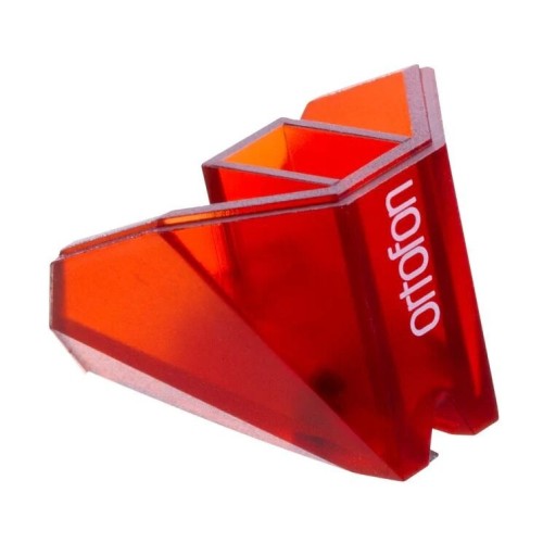 ORTOFON STYLUS 2M RED PAKAITINĖ PATEFONO ADATA, DAŽNIŲ JUOSTA 20-20.000 HZ (+3 / -1 DB) 