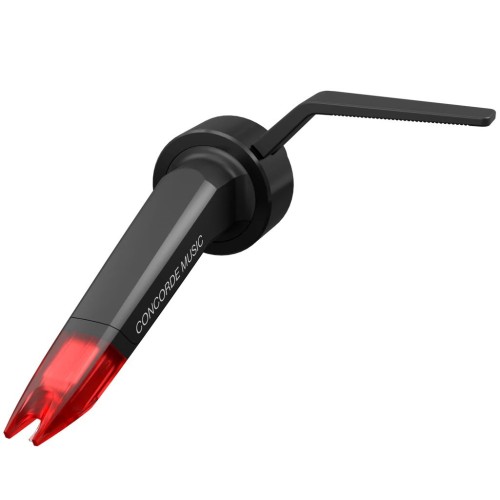 ORTOFON CONCORDE MUSIC RED PATEFONO KARTRIDŽAS SU GALVUTE, DAŽNIŲ JUOSTA 20-25.000 HZ (+3 / -1 DB), IŠĖJIMO LYGIS - 6 MV 
