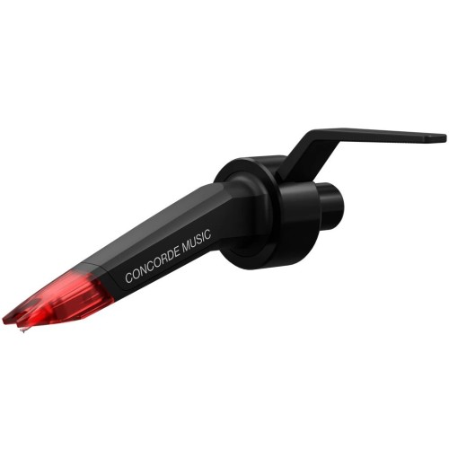 ORTOFON CONCORDE MUSIC RED PATEFONO KARTRIDŽAS SU GALVUTE, DAŽNIŲ JUOSTA 20-25.000 HZ (+3 / -1 DB), IŠĖJIMO LYGIS - 6 MV 