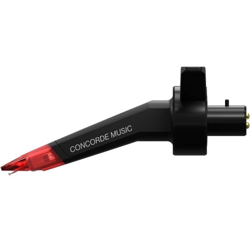 ORTOFON CONCORDE MUSIC RED PATEFONO KARTRIDŽAS SU GALVUTE, DAŽNIŲ JUOSTA 20-25.000 HZ (+3 / -1 DB), IŠĖJIMO LYGIS - 6 MV 