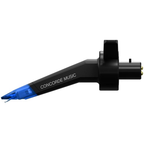 ORTOFON CONCORDE MUSIC BLUE PATEFONO KARTRIDŽAS SU GALVUTE, DAŽNIŲ JUOSTA 20-25.000 HZ (+2 / -1 DB), IŠĖJIMO LYGIS - 6 MV 