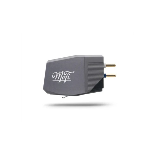 MOFI ELECTRONICS MASTERTRACKER MM – AUKŠČIAUSIOS KLASĖS JUDANČIO MAGNETO (MM) TIPO KARTRIDŽAS. ADATĖLĖS TIPAS: NUDE LINE-CONTACT – ITIN TIKSLI IR JAUTRI FORMA, UŽTIKRINANTI GILŲ KONTAKTĄ SU GRIOVELIU. 