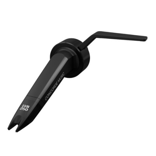 ORTOFON CONCORDE MUSIC BLACK LVB 250 PATEFONO KARTRIDŽAS SU GALVUTE, DAŽNIŲ JUOSTA 20-20.000 HZ (+2 / 0 DB), IŠĖJIMO LYGIS - 6 MV 