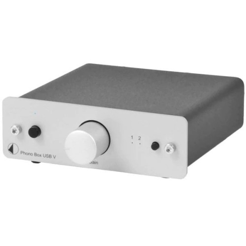 PRO-JECT PHONO BOX USB  MM/MC PHONO PRADINIS STIPRINTUVAS SU USB THD, MM/ MC 0.01% / 0.05%, A/D KONVERTERIS 16-BIT DELTA SIGMA  