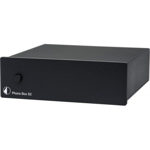 PRO-JECT PHONO BOX S2 MM/MC PHONO PRADINIS STIPRINTUVAS THD+N 0.01% MM/ 0.05% MC, GALIOS SUVARTOJIMAS 18 V / 85 MA 