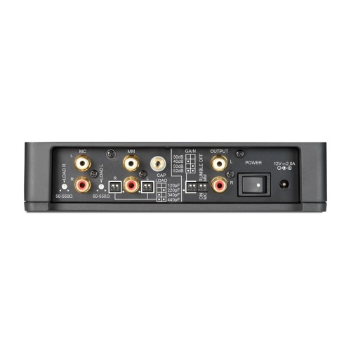 ARCAM RPHONO PHONO STIPRINTUVAS DAŽNIŲ JUOSTA 45HZ-50KHZ +/-0.2DB, -3DB AT 20HZ, -13DB AT 10HZ IŠĖJIMO LYGIO, NOMINALAS 0.5V RMS 
