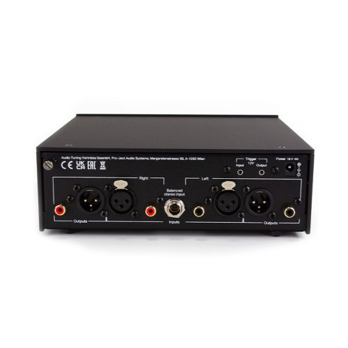 PRO-JECT PHONO BOX DS3 B, DUAL PHONO STIPRINTUVAS SNR MC (40DB): 85DBV, 91DBV, THD AT 1KHZ: <0.001% MM, < 0.004% MC, SUBSONINIS FILTRAS: PRIE 20HZ SU 18DB/OKTAVAI 