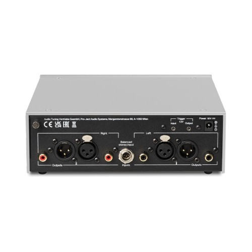 PRO-JECT PHONO BOX DS3 B, DUAL PHONO STIPRINTUVAS SNR MC (40DB): 85DBV, 91DBV, THD AT 1KHZ: <0.001% MM, < 0.004% MC, SUBSONINIS FILTRAS: PRIE 20HZ SU 18DB/OKTAVAI 