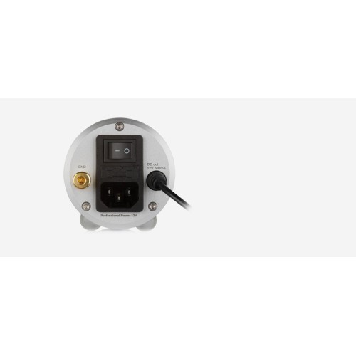 CLEARAUDIO PROFESSIONAL POWER 12V – AUKŠTOS KOKYBĖS TRANSFORMATORINIS IR STABILIZUOTAS 12 V NUOLATINĖS SROVĖS MAITINIMO ŠALTINIS,SKIRTAS PAGERINTI CONCEPT IR PERFORMANCE DC SERIJŲ PATEFONŲ VEIKIMĄ. 