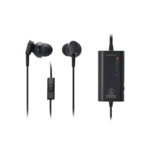AUDIO-TECHNICA ATH-ANC33IS QUIETPOINT® Į AUSĮ STATOMOS AUSINĖS SU PAŠALINIO TRIUKŠMO SLOPINIMO TECHNOLGOIJA JAUTRUMAS 105 DB DAŽNIŲ JUOSTA 20 - 20,000 HZ 