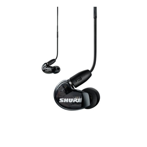 SHURE SE215 WIRELESS BELAIDĖS IN-EAR TIPO AUSINĖS SU IŠORINIŲ GARSŲ SLOPINIMO FUNKCIJA VEIKIA IKI 10 VAL. DAŽNIŲ JUOSTA: 21 - 17,500 HZ 