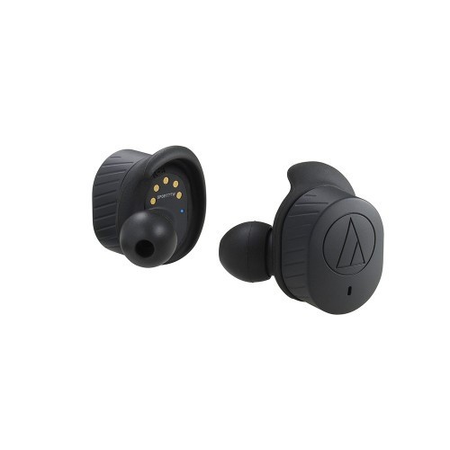 AUDIO-TECHNICA ATH-SPORT7TW BEVIELĖS AUSINĖS VEIKIMO LAIKAS 3.5 VAL + 14 VAL NAUDOJANT ĮKORVIMO FUNKCIJĄ DAŽNIŲ JUOSTA 20 - 25,000 HZ JAUTRUMAS 91 DB/MW 