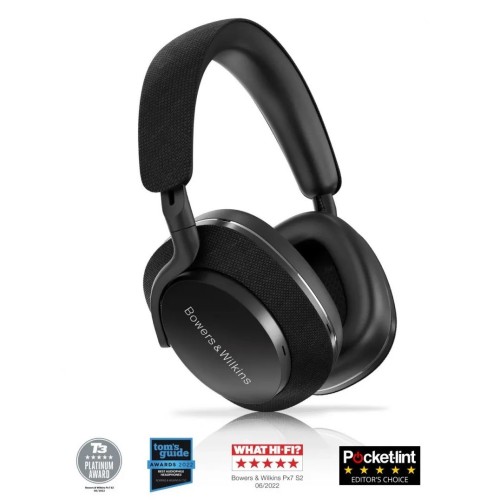 BOWERS AND WILKINS PX7 S2, BELAIDĖS OVER-EAR TIPO AUSINĖS IKI 30 VAL. VEIKIMO LAIKAS, PTX ADAPTIVE IR B&W-SUKURTA DSP TECHNOLOGIJA, B&W MUSIC APP PALAIKYMAS 