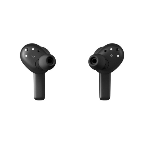 BANG & OLUFSEN BEOPLAY EX – AUKŠTOS KLASĖS TRUE‑WIRELESS AUSINĖS SU PAŽANGIA AKTYVIA TRIUKŠMO SLOPINIMO SISTEMA. AUSINĖS: IKI 6 H SU ANC, 8 H BE ANC. SU DĖKLU: IKI 20–28 H (SKIRIASI PAGAL ŠALTINĮ) 