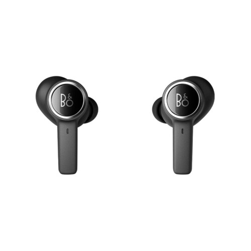 BANG & OLUFSEN BEOPLAY EX – AUKŠTOS KLASĖS TRUE‑WIRELESS AUSINĖS SU PAŽANGIA AKTYVIA TRIUKŠMO SLOPINIMO SISTEMA. AUSINĖS: IKI 6 H SU ANC, 8 H BE ANC. SU DĖKLU: IKI 20–28 H (SKIRIASI PAGAL ŠALTINĮ) 