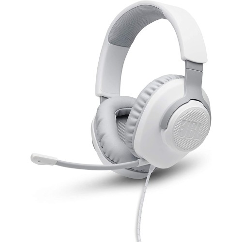 JBL QUANTUM 100, OVER-EAR TIPO AUSINĖS ŽAIDĖJAMS DAŽNIŲ JUOSTA: 20 HZ - 20 KHZ, VARŽA: 32 OMAI, JAUTRUMAS: 96 DB