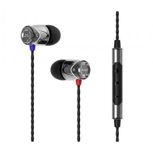 SOUNDMAGIC E10C IN EAR GARSUS PAŠALINIUS IZOLIUOJANČIOS AUSINĖS SU MIKROFONO IR VALDYMU NUO LAIDO 