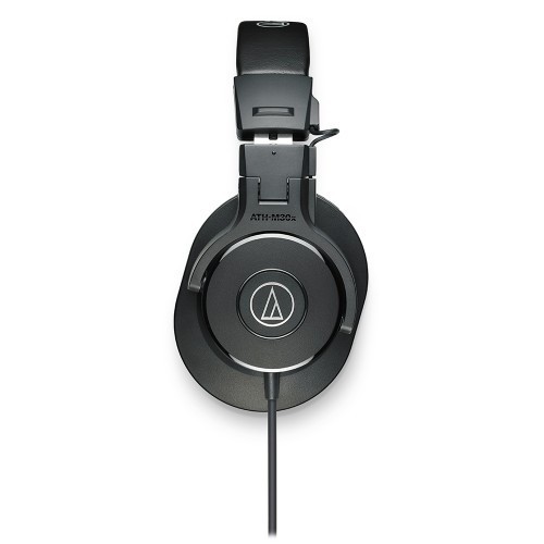 AUDIO TECHNICA ATH-M30X PROFESIONALIOS MONITORINĖS ON-EAR TIPO AUSINĖS DAŽNIŲ JUOSTA 15 - 22,000 HZ, JAUTRUMAS 96 DB, VARŽA 47 OMAI 
